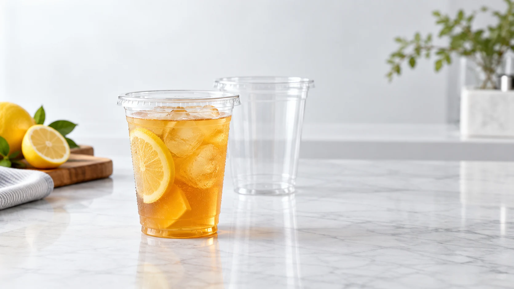 Representative 12oz PLA cold beverage application