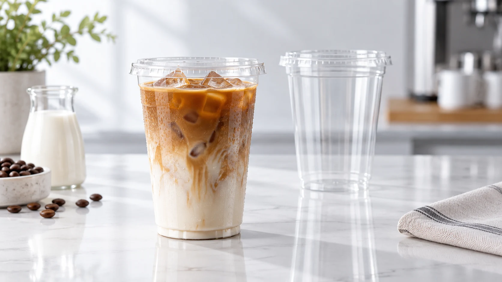 Representative 16oz PLA cold beverage application