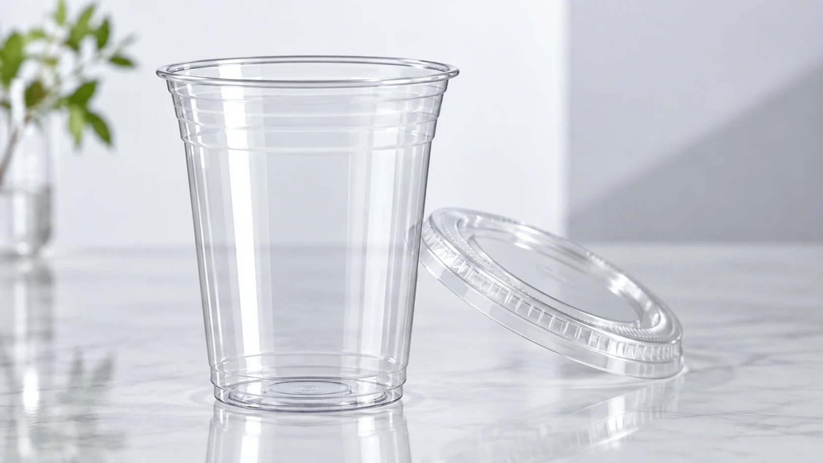 Transparent cup detail
