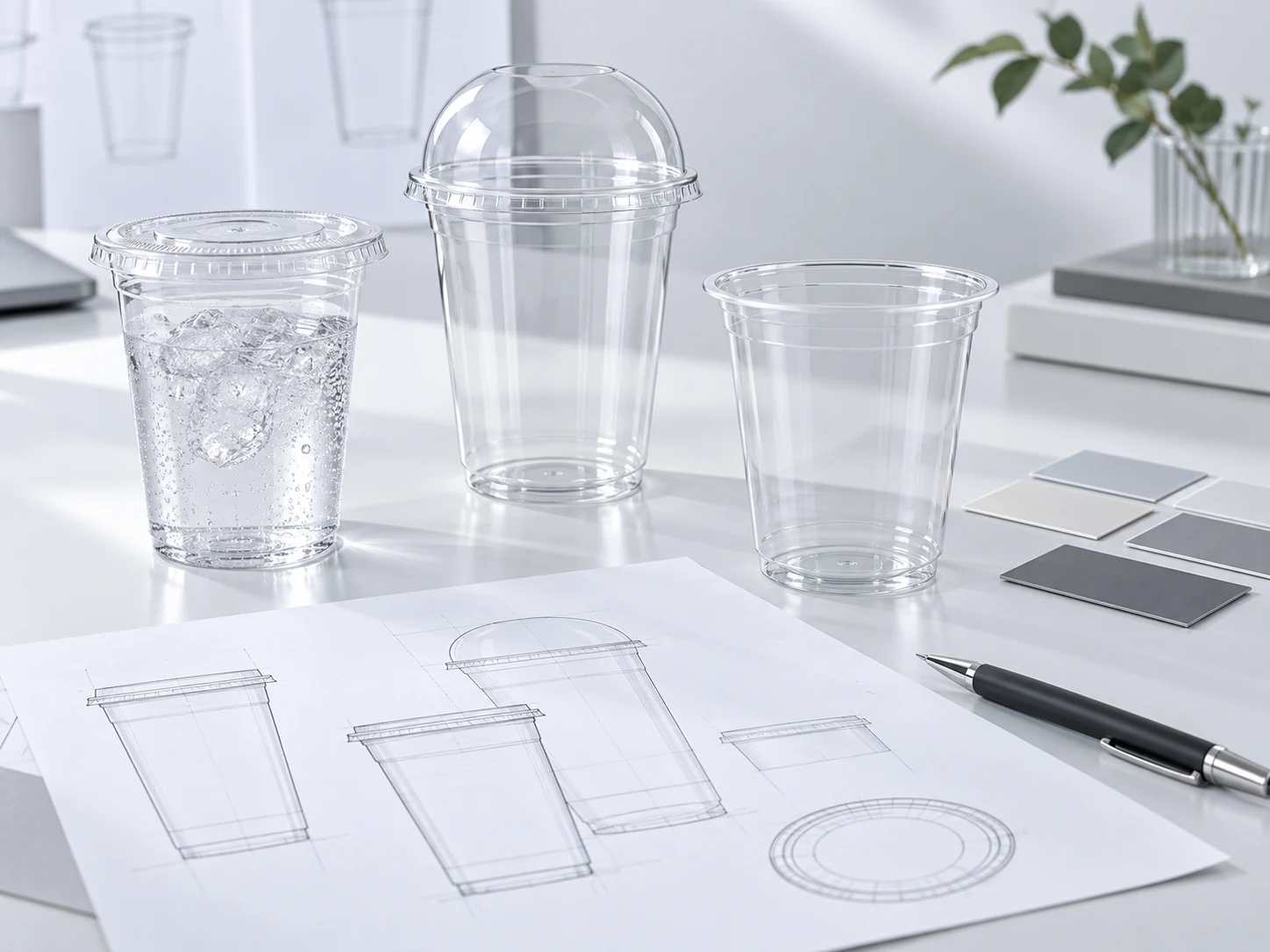 Conceptual artwork review for custom cup printing